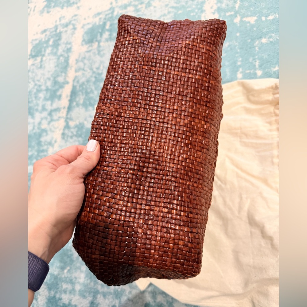 Loeffler Randall Klara Woven Leather Tote Bag - Picture 9 of 11